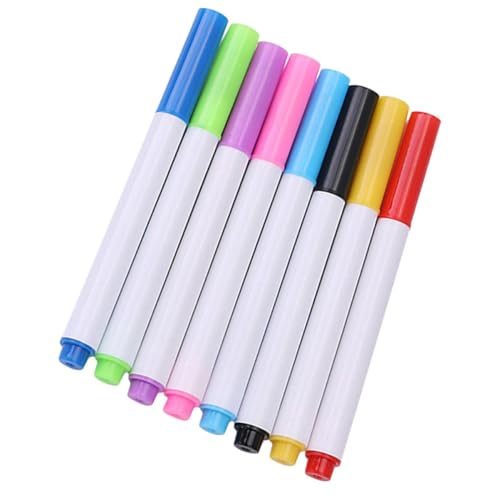 LAPYAPPE 8Stücke Farbige Whiteboard Marker Trocken Abwischbar für Kreative Planung und Malerei für Schule und Büro von LAPYAPPE