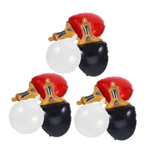 LAPYAPPE 9 Stück Teiliges Tischtennis Folienballon Sportballons in Rot und Schwarz Wiederverwendbar Leicht Aufblasbar für Sport-mottopartys Geburtstagsfeiern und Outdoor-dekorationen LAPYAPPE 9 Stück Teiliges Tischtennis Folienballon Sportballons in Rot und Schwarz Wiederverwendbar Leicht Aufblasbar für Sport-mottopartys Geburtstagsfeiern und Outdoor-dekorationen von LAPYAPPE