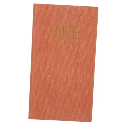 LAPYAPPE Agenda-Buch Notizbilder Tag Veranstalter Zeitplan täglich notizbuch Monatsplaner Notizblock Business Planning Notebook Haushaltsplaner Buch Bürobedarf Papier Rosa von LAPYAPPE