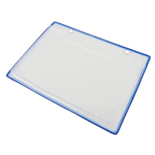 LAPYAPPE Aktenhalter Aufbewahrungstasche für Dokumente Datei Organizer Wandhalterung hängend Aktenordner zum Aufhängen an der Wand Ordnerhalter für die Wand Plastik Blue von LAPYAPPE