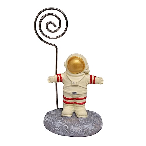 LAPYAPPE Astronauten Memo Clip Kreativer Foto und Notizhalter für Büro Schule und Zuhause Goldfarbener Astronaut mit Gelber Kleidung Tischorganizer für Partys und Feiern LAPYAPPE Astronauten Memo Clip Kreativer Foto und Notizhalter für Büro Schule und Zuhause Goldfarbener Astronaut mit Gelber Kleidung Tischorganizer für Partys und Feiern von LAPYAPPE