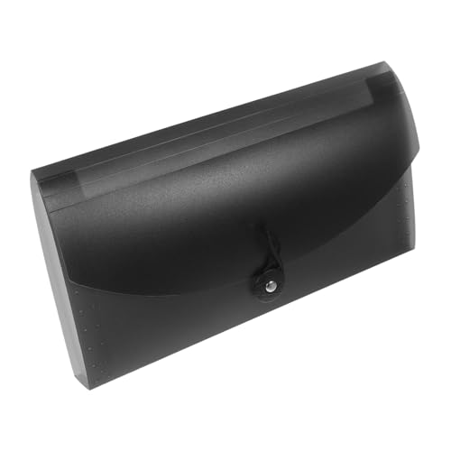 LAPYAPPE Aufbewahrungstasche erhalten hängende Akten Dateiordner-Organizer Organisation Quittung Abteil Blau Dokumentenhalter aus Papier Organisator aus Papier Plastik Black von LAPYAPPE