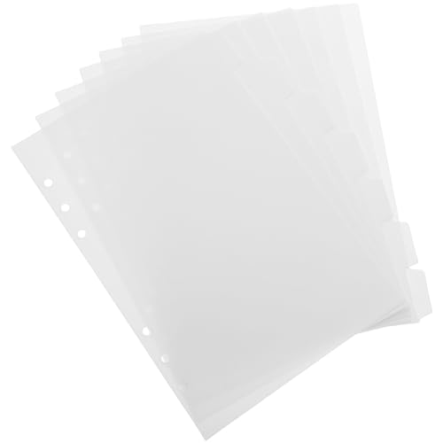 LAPYAPPE Büroordner Teiler Abnehmbare Trennwände für Notizbücher Beschreibbare Indexseiten für Journal Präsentationen und Berichte Tabs Weiß LAPYAPPE Büroordner Teiler Abnehmbare Trennwände für Notizbücher Beschreibbare Indexseiten für Journal Präsentationen und Berichte Tabs Weiß von LAPYAPPE