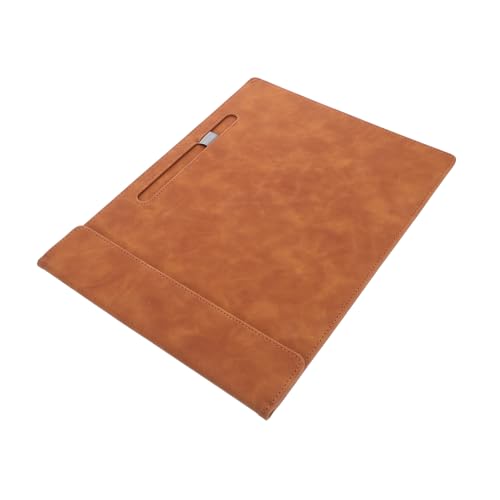 LAPYAPPE Business Schreibunterlage PU mit Dokumentenhülle Tragbares Klemmbrett Organizer für Büro Effiziente Meeting mappe mit Mehreren Fächern Kompakter Business Aktenhalter in Braun LAPYAPPE Business Schreibunterlage PU mit Dokumentenhülle Tragbares Klemmbrett Organizer für Büro Effiziente Meeting mappe mit Mehreren Fächern Kompakter Business Aktenhalter in Braun von LAPYAPPE