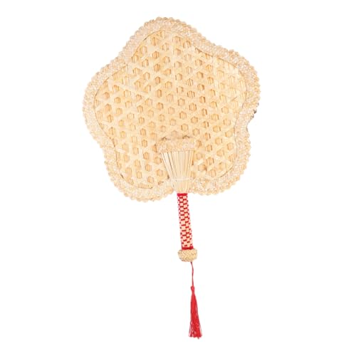 LAPYAPPE Handgefertigter Handfächer aus Naturmaterialien Vintage Woven Fan für Sommer Dekoratives Accessoire für Wohnzimmer Schlafzimmer und Strand Leicht und Strapazierfähig für Sommertage LAPYAPPE Handgefertigter Handfächer aus Naturmaterialien Vintage Woven Fan für Sommer Dekoratives Accessoire für Wohnzimmer Schlafzimmer und Strand Leicht und Strapazierfähig für Sommertage von LAPYAPPE