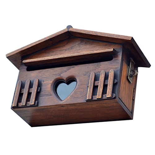 LAPYAPPE Holz Vorschlagsbox Vintage Briefkasten Für Outdoor Nutzung Und Langlebig Für Villa Und Garten Platz Für Dokumente Briefe Und Zeitungen Einfache LAPYAPPE Holz Vorschlagsbox Vintage Briefkasten Für Outdoor Nutzung Und Langlebig Für Villa Und Garten Platz Für Dokumente Briefe Und Zeitungen Einfache von LAPYAPPE