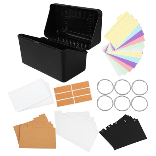 LAPYAPPE Indexkarten Organizer mit Linierte Karteikarten und Farbigen Registerkarten Box zur Übersichtlichen Aufbewahrung und Schnellen Kategorisierung für Büro und Zuhause LAPYAPPE Indexkarten Organizer mit Linierte Karteikarten und Farbigen Registerkarten Box zur Übersichtlichen Aufbewahrung und Schnellen Kategorisierung für Büro und Zuhause von LAPYAPPE