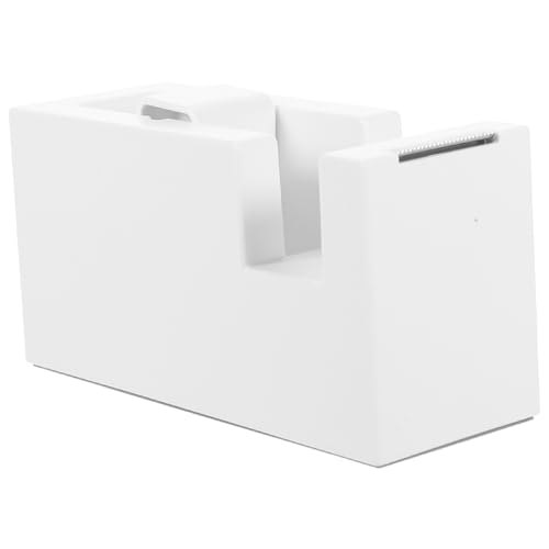 LAPYAPPE Klebebandspender Tischgerät Tragbarer Klebebandabroller Stabiler Abroller für Klebeband für Büro Schule und Zuhause Weißes Design Einfache Handhabung Vielseitig Einsetzbar LAPYAPPE Klebebandspender Tischgerät Tragbarer Klebebandabroller Stabiler Abroller für Klebeband für Büro Schule und Zuhause Weißes Design Einfache Handhabung Vielseitig Einsetzbar von LAPYAPPE