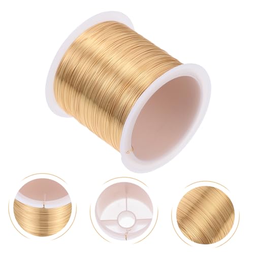 LAPYAPPE Kupferdraht Schmuckdraht Flexibel Biegsam für Schmuckperlen Basteln DIY Haarband Bonsai Drahtgestaltung Schmuckherstellung Beading String Handgefertigt Langlebig Vielseitig von LAPYAPPE