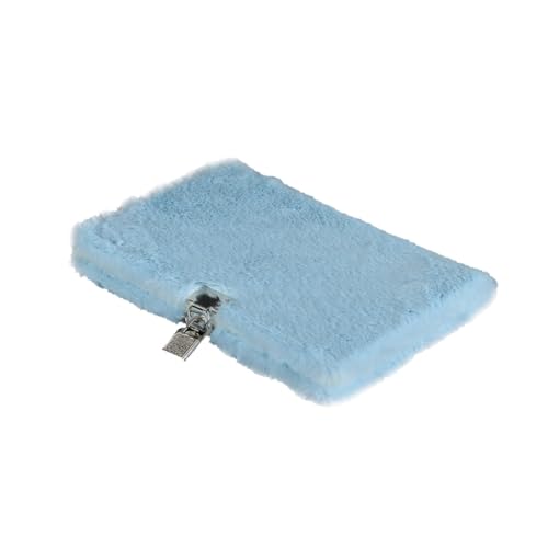 LAPYAPPE Kuscheliges Plüsch Notizbuch mit Schloss Niedliches Tagebuch für Schüler Kreativer Planer Organizer Liniertes Papier Blaues Design Sicher und Persönlich für Mädchen und Jungen LAPYAPPE Kuscheliges Plüsch Notizbuch mit Schloss Niedliches Tagebuch für Schüler Kreativer Planer Organizer Liniertes Papier Blaues Design Sicher und Persönlich für Mädchen und Jungen von LAPYAPPE
