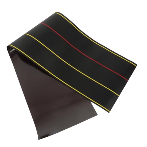 LAPYAPPE Magnetische Satzstreifen Whiteboards Magnetstreifen löschbar Magnettafel Memo-Notizblöcke Magnetisches Notizbuchpapier für das Klassenzimmer Weich magnetisch Black von LAPYAPPE