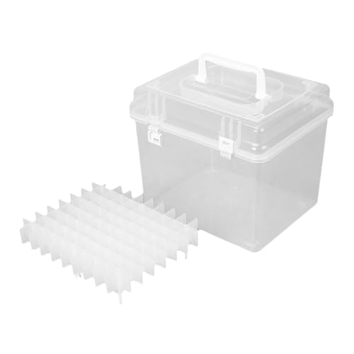 LAPYAPPE Marker Organizer mit Tragestelle Transparente Aufbewahrungsbox für Marker und Malutensilien Einfacher und Multifunktionale Nutzung für Künstler von LAPYAPPE