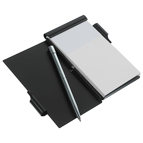 LAPYAPPE Mini Notizbuch aus Metall mit Stift Tragbares Notizheft im Taschenformat Abreißbare Notizgerät für Büro und Schule Teiliges von LAPYAPPE