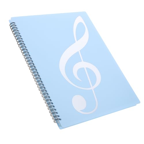 LAPYAPPE Musik Notenordner mit Fächern aus Hochwertigem für Klavier Gitarre für Büro Unterricht Konferenzen zur Übersichtlichen Aufbewahrung von Dokumenten und Noten von LAPYAPPE