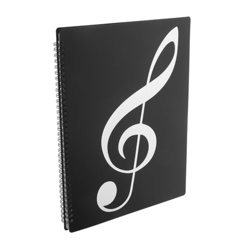 LAPYAPPE Musiker Notenordner Tragbarer Aktenordner für Musikblätter Multifunktionale Aufbewahrungstasche für Büro und Schule Silberne Noten Schwarzem LAPYAPPE Musiker Notenordner Tragbarer Aktenordner für Musikblätter Multifunktionale Aufbewahrungstasche für Büro und Schule Silberne Noten Schwarzem von LAPYAPPE