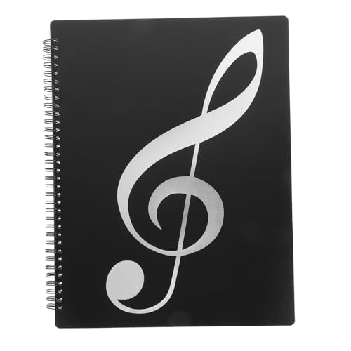 LAPYAPPE Notenordner mit Musikdokumenten Organizer Abheftbarer Dateiordner Silberne Noten Schwarzem für Musiker Lehrer LAPYAPPE Notenordner mit Musikdokumenten Organizer Abheftbarer Dateiordner Silberne Noten Schwarzem für Musiker Lehrer von LAPYAPPE