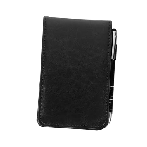LAPYAPPE Notizblock mit Schwarzem PU und Metallstift Tragbarer Multifunktionales Schreibjournal für Notizen Tagebuch Business und Konferenzgebrauch LAPYAPPE Notizblock mit Schwarzem PU und Metallstift Tragbarer Multifunktionales Schreibjournal für Notizen Tagebuch Business und Konferenzgebrauch von LAPYAPPE