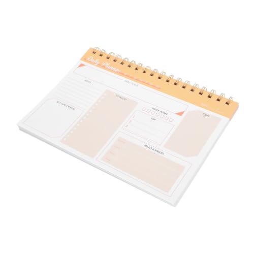 LAPYAPPE Planer Veranstalter Kalender-Notizbuch kombiniert vereinfacht Notizbilder Tag Notizblock lernen Spiralplanblock Datum Notizblock Arbeitsplanungsblock Eisen Orange LAPYAPPE Planer Veranstalter Kalender-Notizbuch kombiniert vereinfacht Notizbilder Tag Notizblock lernen Spiralplanblock Datum Notizblock Arbeitsplanungsblock Eisen Orange von LAPYAPPE