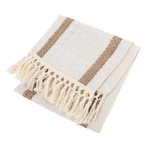 LAPYAPPE Rustikale Tischdecke mit Quasten Tischläufer für Partys Vielseitig für Esszimmer Schlafzimmer Veranstaltungen Boho für Stilvolle LAPYAPPE Rustikale Tischdecke mit Quasten Tischläufer für Partys Vielseitig für Esszimmer Schlafzimmer Veranstaltungen Boho für Stilvolle von LAPYAPPE