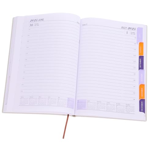 LAPYAPPE Tagesplaner Notizbuch Agenda für Tägliche Wöchentliche und Monatliche Planung Tragbarer Notizblock für Reisen Journaling und Organisation Stilvolles Design von LAPYAPPE
