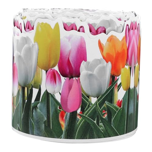 LAPYAPPE Tulpen Blumen Border Trim Selbstklebend Dekorative Randfolie für Party Klassenzimmer und Abtrennbar Vielseitig Einsetzbar LAPYAPPE Tulpen Blumen Border Trim Selbstklebend Dekorative Randfolie für Party Klassenzimmer und Abtrennbar Vielseitig Einsetzbar von LAPYAPPE