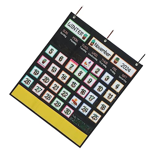 LAPYAPPE Wandkalender Hängende Tasche Klassenzimmer Wochenkalender Lernhilfe mit Robusten Haken Lesbarem Druck Vielseitig für Schule und Zuhause Organisationswerkzeug LAPYAPPE Wandkalender Hängende Tasche Klassenzimmer Wochenkalender Lernhilfe mit Robusten Haken Lesbarem Druck Vielseitig für Schule und Zuhause Organisationswerkzeug von LAPYAPPE