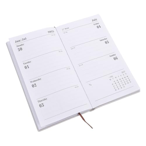 LAPYAPPE Zeitmanagement Kalender Tagesplaner Täglicher Arbeitsplaner Agenda Notizbuch Für Die Arbeit Organizer Terminplan Büro Planbuch Wochenplaner Notizblock von LAPYAPPE