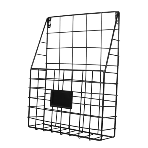 LAPYAPPE Zeitungsständer Korb Dateien hängender Wandaktenhalter Postkörbe für die Wand bürobedarf bücherregal wandmontierter Zeitschriftenständer filigraner Zeitschriftenständer Eisen Black LAPYAPPE Zeitungsständer Korb Dateien hängender Wandaktenhalter Postkörbe für die Wand bürobedarf bücherregal wandmontierter Zeitschriftenständer filigraner Zeitschriftenständer Eisen Black von LAPYAPPE