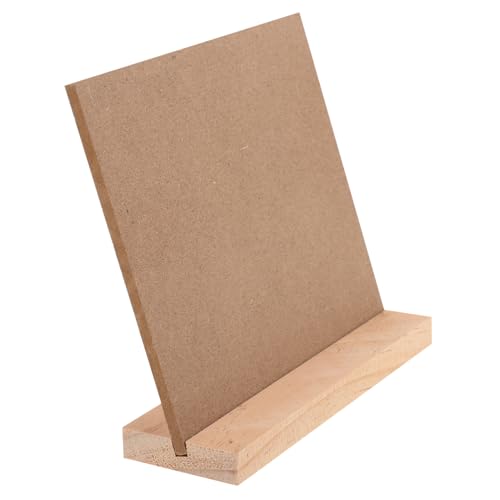 LAPYAPPE Zweifach Beschreibbares Memoboard für Tischdekoration Doppelseitiges Nachrichtenschild für Hochzeiten Buffets Brunches und Kreative Notizen im Rustikalen Design Leicht und Tragbar von LAPYAPPE