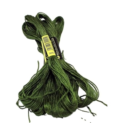 Stickgarn 10 Stück Kreuzstichgarn/Kreuzstich-Stickgarn/Sticken (Color : 3051, Size : 6 Strands) von LAPooh
