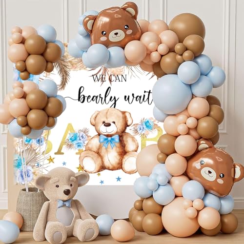 Bären-Babyparty (Blau) von LARDUX