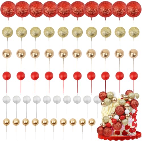 LARDUX 60 PCS Tortendeko Kugel - Boho Backen Kuchen Dekorationen DIY Mini Ballon Cupcake Einsatz für Einhorn Macaron Geburtstag Party Baby Dusche Weihnachten LARDUX 60 PCS Tortendeko Kugel - Boho Backen Kuchen Dekorationen DIY Mini Ballon Cupcake Einsatz für Einhorn Macaron Geburtstag Party Baby Dusche Weihnachten von LARDUX