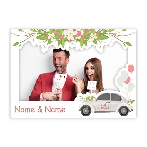 LARGE FORMAT Personalisierter Selfie-Rahmen, Rahmen für Partys und Firmenveranstaltungen, 100 x 70 cm, Wedding Car Flower - Graf 3 LARGE FORMAT Personalisierter Selfie-Rahmen, Rahmen für Partys und Firmenveranstaltungen, 100 x 70 cm, Wedding Car Flower - Graf 3 von LARGE FORMAT