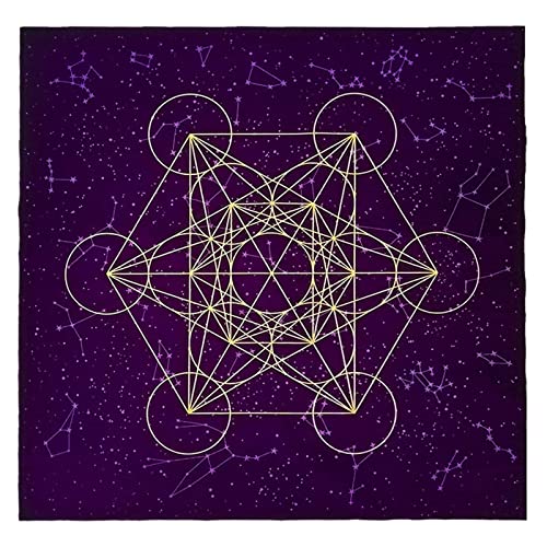 LARUISEE Metatrone's Cub Kristallgitter-Altartuch, Wandteppich, Tischdecke, rituelles spirituelles Tuch für heilige Orte, Tarot-Tischdecke, Hexenaltartuch, Altartuch, Läufer, Hexerei, Altartücher, LARUISEE Metatrone's Cub Kristallgitter-Altartuch, Wandteppich, Tischdecke, rituelles spirituelles Tuch für heilige Orte, Tarot-Tischdecke, Hexenaltartuch, Altartuch, Läufer, Hexerei, Altartücher, von LARUISEE