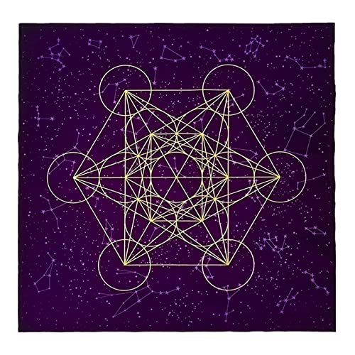 LARUISEE Metatrone's Cub Kristallgitter-Altartuch, Wandteppich, Tischdecke, rituelles spirituelles Tuch für heilige Orte, Tarot-Tischdecke, Hexenaltartuch, Altartuch, Läufer, Hexerei, Altartücher, LARUISEE Metatrone's Cub Kristallgitter-Altartuch, Wandteppich, Tischdecke, rituelles spirituelles Tuch für heilige Orte, Tarot-Tischdecke, Hexenaltartuch, Altartuch, Läufer, Hexerei, Altartücher, von LARUISEE