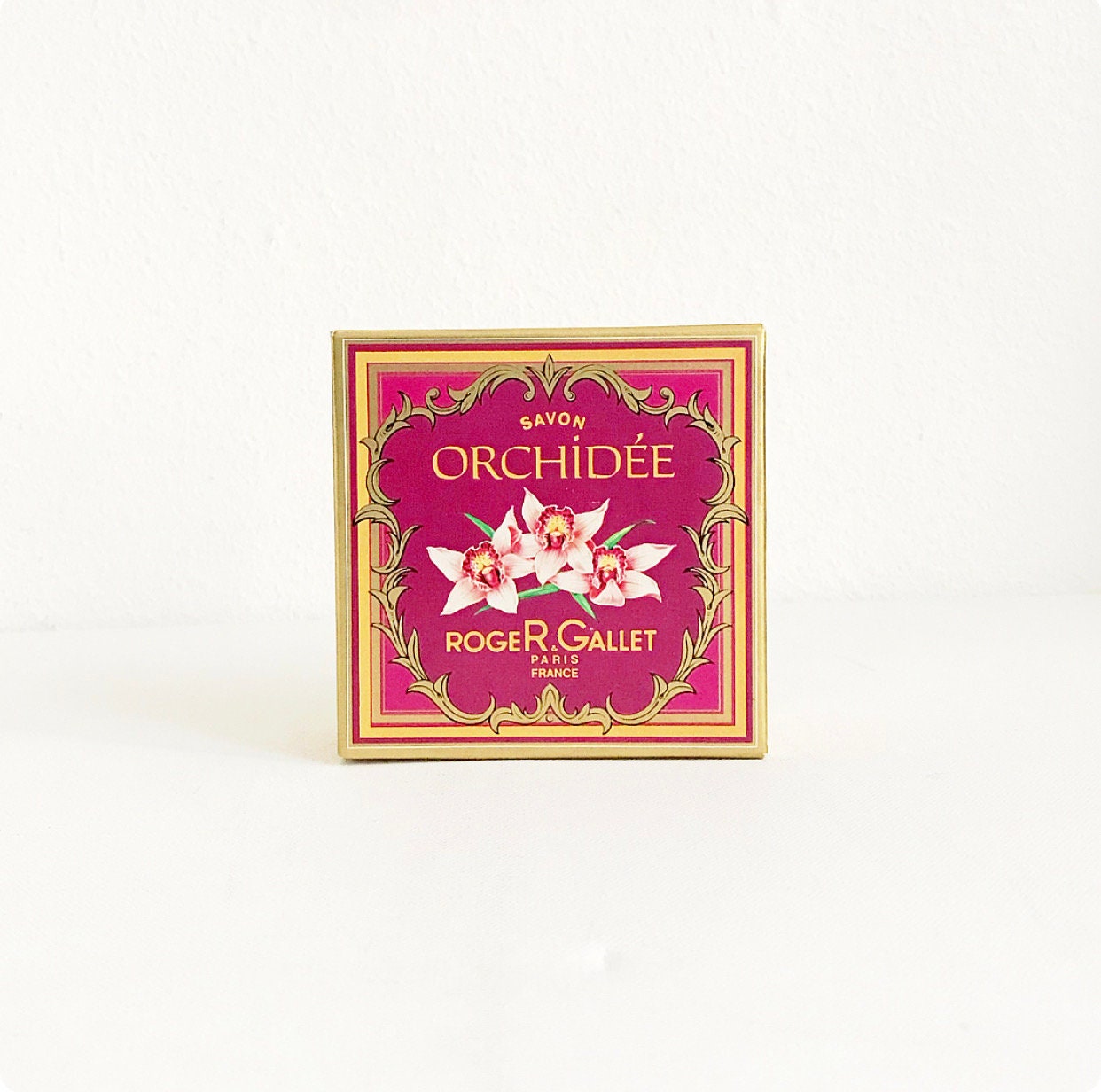 Vintage Roger & Gallet Seife/"Orchidee" Paris, France Bath-Soap Vintage Roger & Gallet Seife/"Orchidee" Paris, France Bath-Soap von LASTWALLFLOWER