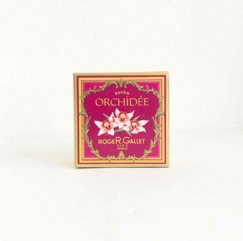 Vintage Roger & Gallet Seife/"Orchidee" Paris, France Bath-Soap von LASTWALLFLOWER