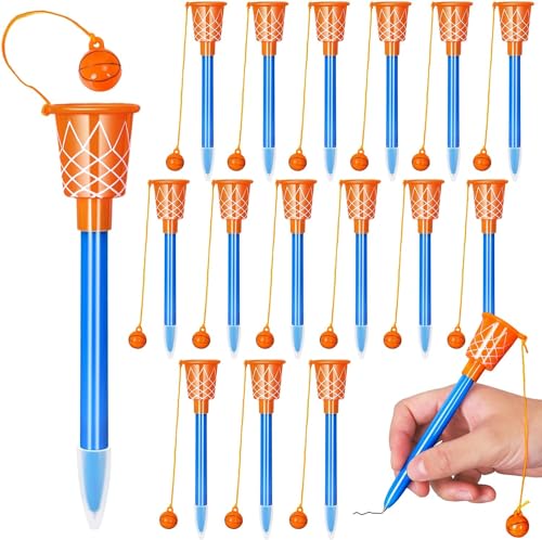 LATERN 24 Stück Basketball Kugelschreiber mit Reifen, 14CM Blauer Tinte Basketball Stifte 0,7mm Feiner Spitze Stifte Weichem Griff Schreibstifte für Studierende Kinder Schule Büro Basketball Party LATERN 24 Stück Basketball Kugelschreiber mit Reifen, 14CM Blauer Tinte Basketball Stifte 0,7mm Feiner Spitze Stifte Weichem Griff Schreibstifte für Studierende Kinder Schule Büro Basketball Party von LATERN