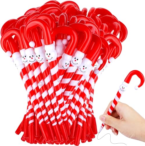 LATERN 60 Stück Weihnachts Zuckerstangen Stift, 17CM Weihnachts Schneemann Kugelschreiber Regenschirm Stockstift mit schwarzer Tinte für Weihnachten Urlaub Neujahrs Heim Dekor Partygeschenk LATERN 60 Stück Weihnachts Zuckerstangen Stift, 17CM Weihnachts Schneemann Kugelschreiber Regenschirm Stockstift mit schwarzer Tinte für Weihnachten Urlaub Neujahrs Heim Dekor Partygeschenk von LATERN