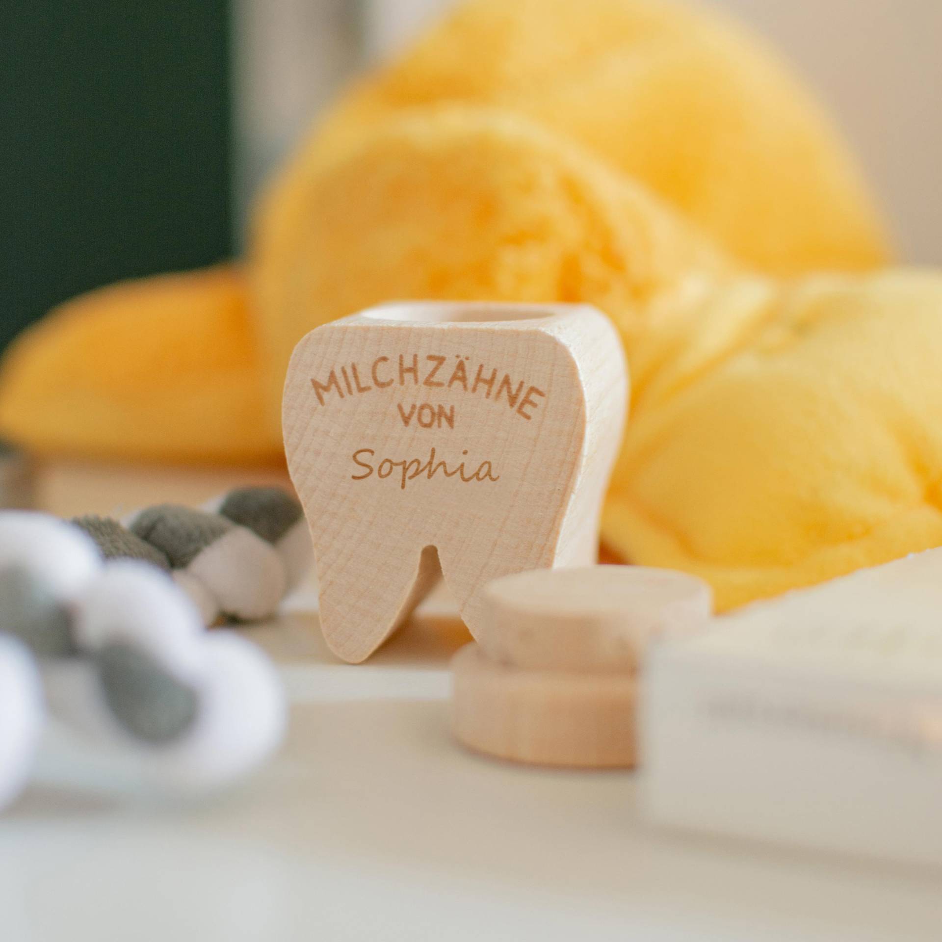 Milchzahndose Mit Namen Personalisiert | Zahndose Aus Holz - Zahnfee Geschenk Junge & Mädchen Milchzahndose Mit Namen Personalisiert | Zahndose Aus Holz - Zahnfee Geschenk Junge & Mädchen von LAUBLUST
