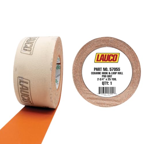 LAUCO Premium Schleifpapier mit 80er-Körnung, Klett-Schleifpapier, je 7 cm x 22,7 m, Klett-Schleifpapier für Automobil- und Holzbearbeitung LAUCO Premium Schleifpapier mit 80er-Körnung, Klett-Schleifpapier, je 7 cm x 22,7 m, Klett-Schleifpapier für Automobil- und Holzbearbeitung von LAUCO