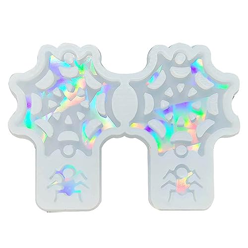 LAUDLY Einzigartige Anhänger-Silikonform, Epoxidharz-Formen, Spinnennetz-Form, Silikon-Anhängerformen für Schmuckherstellung, Ohrringherstellung LAUDLY Einzigartige Anhänger-Silikonform, Epoxidharz-Formen, Spinnennetz-Form, Silikon-Anhängerformen für Schmuckherstellung, Ohrringherstellung von LAUDLY
