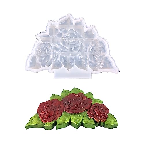 LAUDLY Kristall-Epoxidharz-Formherstellung, Werkzeug, Rose, Blume, Ornamente, Dekorationen, Silikonform, Heimdekoration, Handwerk LAUDLY Kristall-Epoxidharz-Formherstellung, Werkzeug, Rose, Blume, Ornamente, Dekorationen, Silikonform, Heimdekoration, Handwerk von LAUDLY