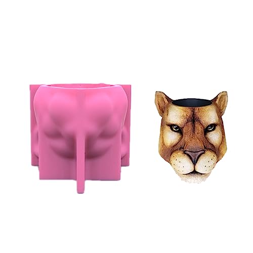LAUDLY Silikonform, 3D-Tierblumen-Formen, Pflanzenvase, Epoxidharz, Gips, Kerzenhalter-Form LAUDLY Silikonform, 3D-Tierblumen-Formen, Pflanzenvase, Epoxidharz, Gips, Kerzenhalter-Form von LAUDLY