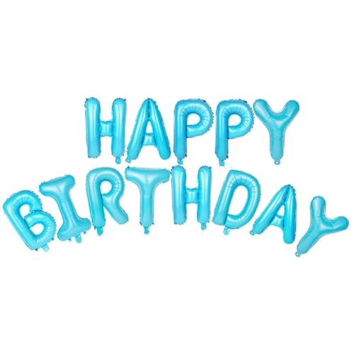 1 Jahr Junge Geburtstag Baby Shower Boy Dekorationen Blau Latex Ballons Konfetti Set Geburtstag Party Dekorationen Kinder Geburtstag Dekoration für Mädchen (1 Set HB-Ballons) von LAUOFSHA