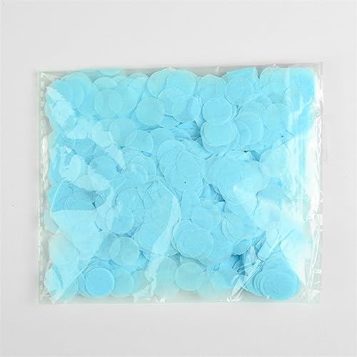 1 cm-1,5 cm, 10 g/Beutel Melange-Papier-Konfetti, Konfetti, Hochzeit, Geburtstag, Party, Dekoration, rund, transparent, gefüllt, Ballon, Konfetti, Geburtstagsdekoration für Mädchen (26) von LAUOFSHA