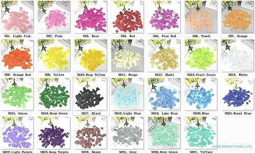 10 g pro Beutel, 2,5 cm, helle Farben, rund, Seidenpapier, Konfetti-Streusel für Ballon, Hochzeit, Geburtstag, Party, Tischdekoration, Geburtstagsdekoration für Mädchen (Farbnummer angeben) von LAUOFSHA