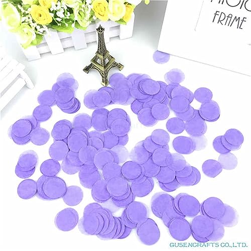 10 g pro Beutel, 2,5 cm, helle Farben, rund, Seidenpapier, Konfetti-Streusel für Ballon, Hochzeit, Geburtstag, Party, Tischdekoration, Geburtstagsdekoration für Mädchen (NO22) von LAUOFSHA