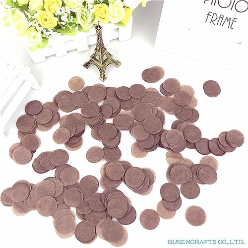10 g pro Beutel, 2,5 cm, helle Farben, rund, Seidenpapier, Konfetti-Streusel für Ballon, Hochzeit, Geburtstag, Party, Tischdekoration, Geburtstagsdekoration für Mädchen (NO24) von LAUOFSHA