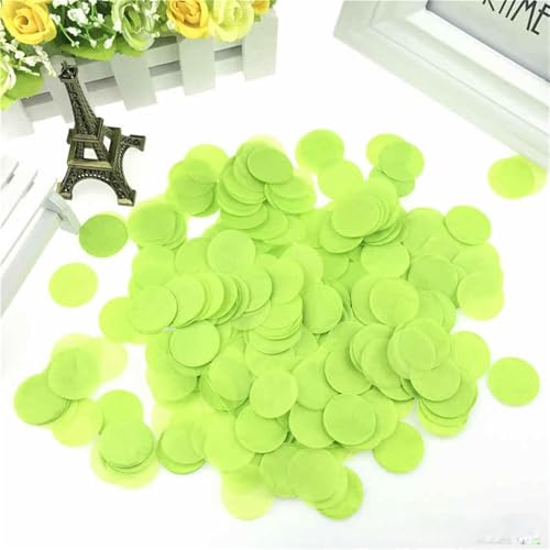 10 g pro Beutel, 2,5 cm, helle Farben, rund, Seidenpapier, Konfetti-Streusel für Ballon, Hochzeit, Geburtstag, Party, Tischdekoration, Geburtstagsdekoration für Mädchen (Nr. 13) von LAUOFSHA